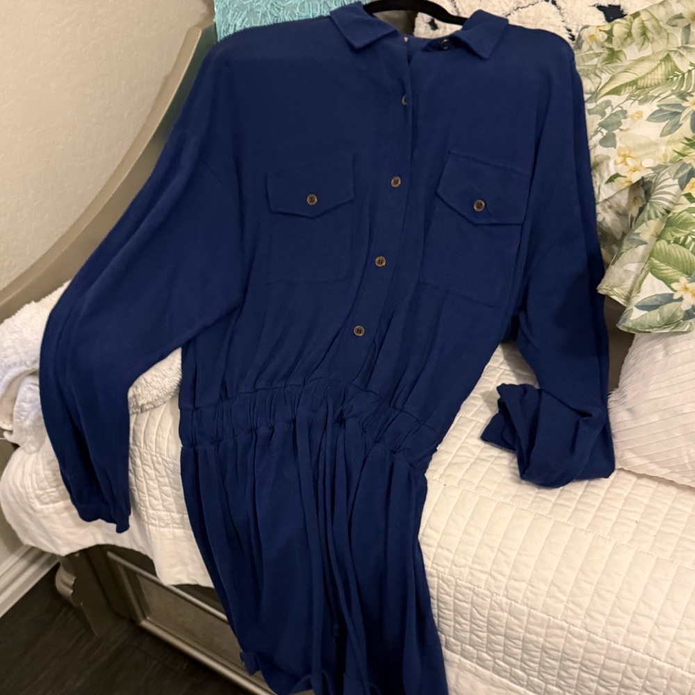Blue Romper